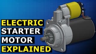 Starter Motor Explained |How a cars electric starter motor works