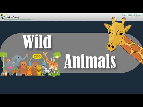 Wild animals for kids l animals for kids