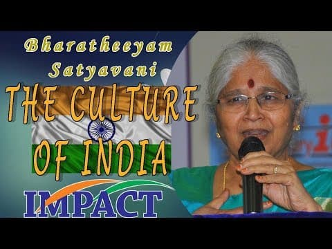 Bharatheeyam Satyavani || THE CULTURE OF INDIA