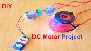dc motor project for class 12 | Science exhibition project | diy