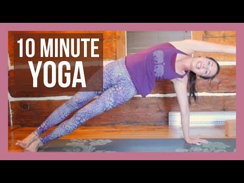 10 min Morning Yoga for Strength - FULL BODY Yoga Workout NO PROPS