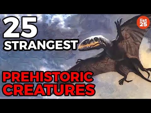 Strangest Prehistoric Creatures To Roam The Earth