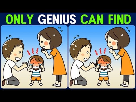 Brain exercise quiz! Find the difference between! │ Feel good and keep your brain young!