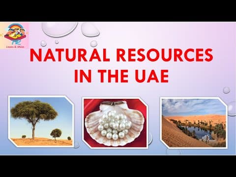Natural Resources in the UAE : Lesson 2 l UAE SST # grade 2 #kids#learning #uae #abudhabiuae