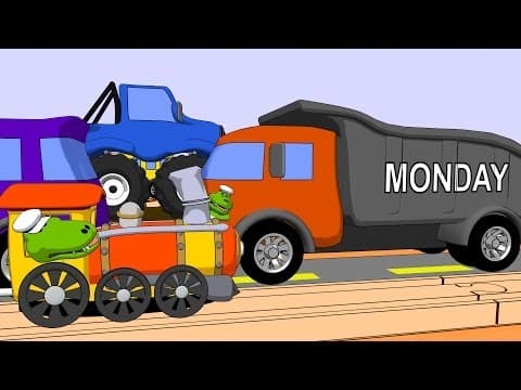Days of the Week Train - Learn Sunday, Monday, Tuesday, Wednesday, Thursday, Friday and Saturday