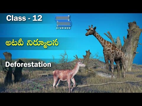అటవీ నిర్మూలన – Deforestation | Environmental Issues | Biology Telugu