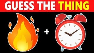 Guess the Thing by Emojis - 51 Things to Guess (Level Easy) Emoji Quiz