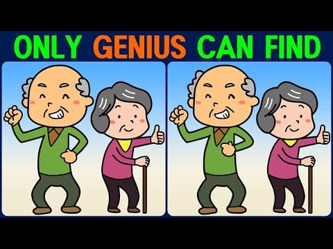 Brain exercise quiz! Find the difference │ Vibrant concentration time!
