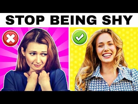 Shyness और awkwardness खत्म करें - how to overcome shyness and increase confidence