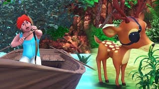 దుప్పి కష్టాలు || Single Eye Deer Telugu Moral Story || Panchatantra Moral Stories