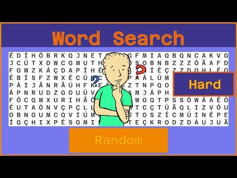 Word Search - Challenge  Ep962