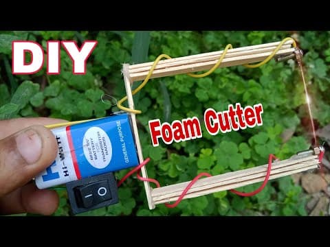 How To Make Foam Cutter/ Diy Thermocol Cutter