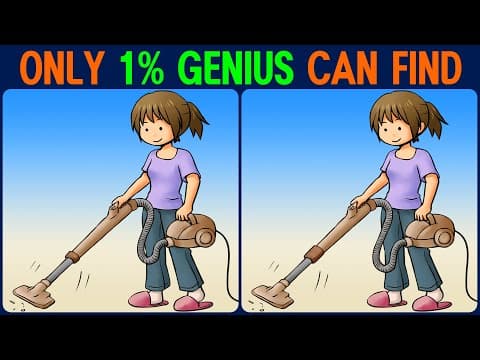 【Find the Difference】 For your smart brain! Find the difference in 90 seconds!