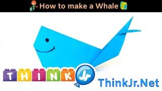 Crafts - How to make a Whale  | DIY | Simple Crafts | Easy Crafts | ThinkJr