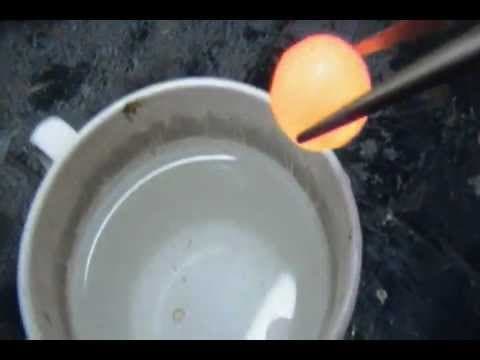 Red Hot Nickel Ball In Water |Nice Reaction