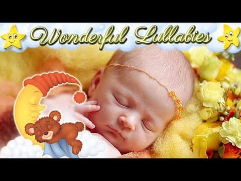 Relaxing baby sleep music soothing bedtime lullaby for newborns famous hushaby rock a bye baby