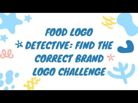 Food Logo Detective: Find the Correct Brand Logo Challenge