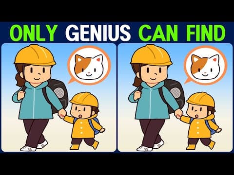 Brain exercise quiz! Find the difference │ Good for brain activation!