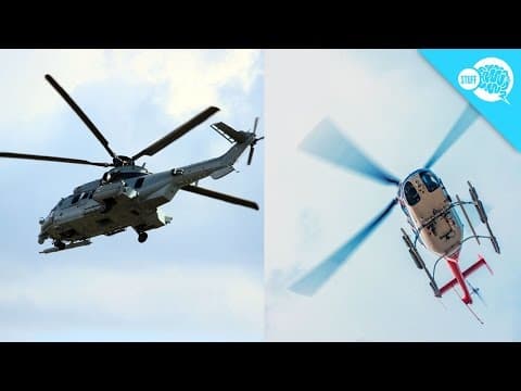 Here's Why Helicopter Blades Can Look Strange On Video - YouTube