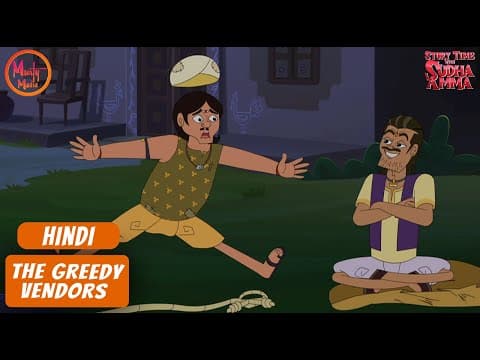 लालची विक्रेताओं की कहानी | The Greedy Vendors Hindi Moral Story | Story Time with Sudha Amma