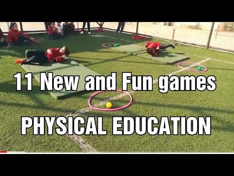 11 Fun physical education games - pe games - primary school aktivities