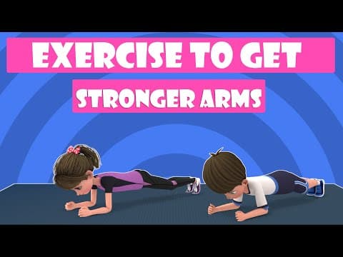 Exercise For Kids: Get Stronger Arms| Kids Exercise| Get Active At Home| Lose Belly Fat