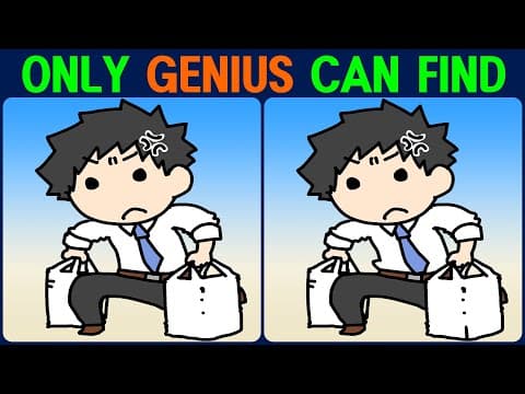 【Find the Difference】 To exercise your brain! Find the difference in 90 seconds!