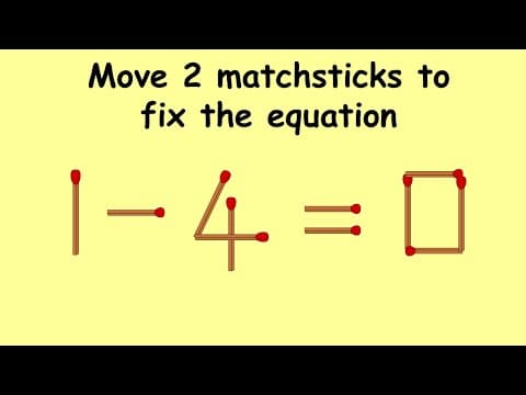 very tricky and hardest matchstick puzzle | Match stick puzzle #110 | Puzzles with Answer