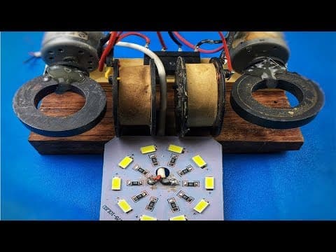 How to make self running machine free energy generator electricity by dc motor