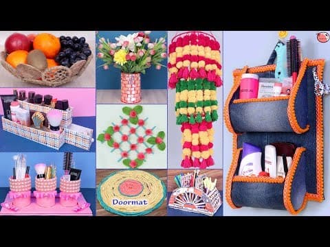 10 best out of waste idea... diy room decor & organization - diy projects