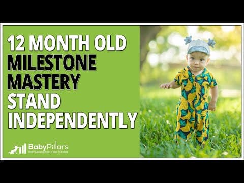 12-Month-Old Milestone Mastery Stand Alone Without Assistance For A Moment