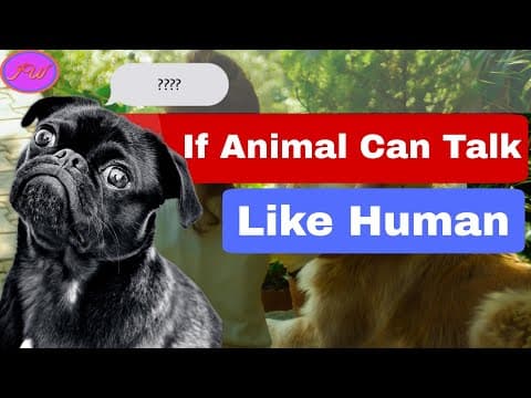 If Animal Can Talk Like Human #animal #tranding #imaginaryworld