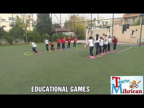 Outdoor cooperative games - hula hoop games - physical Education