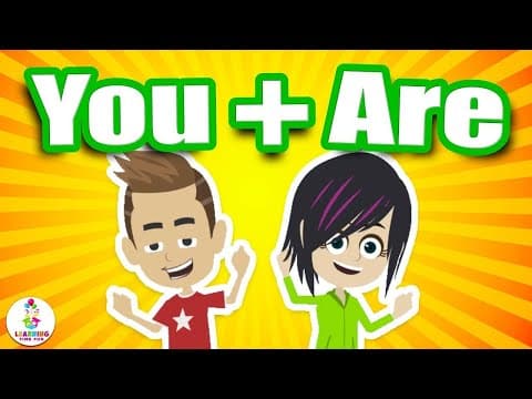 Contractions for Kids (Grammar for Children Learning Video)-Owner-Learning Time Fun