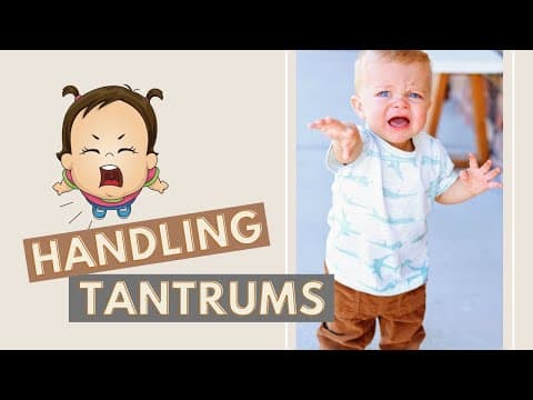 Temper tantrums in 1 year olds-tips for preventing tantrums