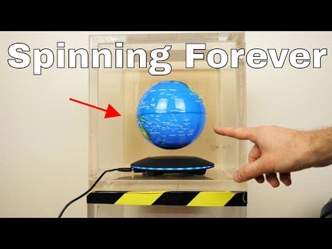 Will a Levitating Earth Spin Forever in a Vacuum Chamber? The Earth in Space Experiment -