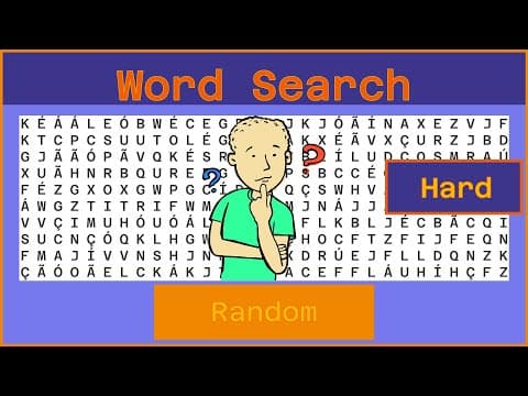 Word Search - Challenge  Ep81