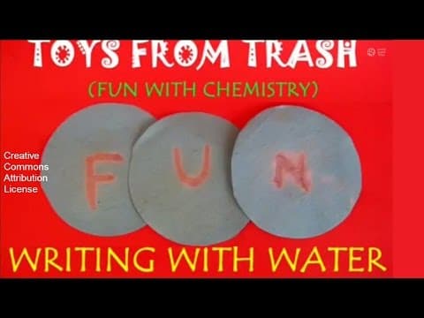Writing with water - telugu