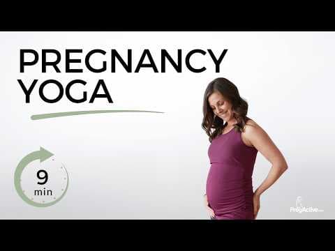 Pregnancy yoga first trimester workout 1