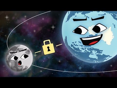 Why Is There A Dark Side of the Moon? - Tidal Locking Explained!