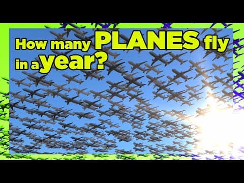 How many planes fly in a year