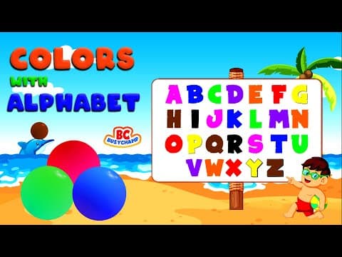 ABC Learning Videos For 3 Year Olds | Best Learning Video For Toddlers Learn Colors | Learn ABC