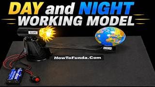 day and night working model | inspire award science exhibition project