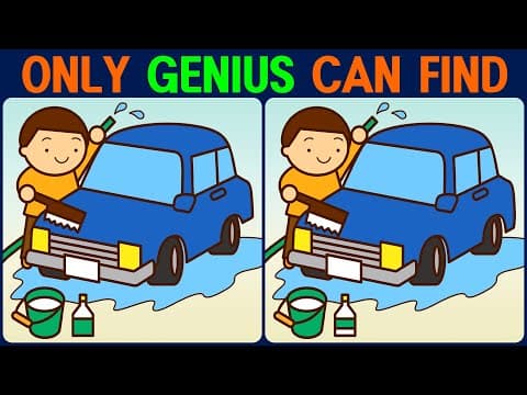 Brain exercise quiz! Find the difference between! │ Exhilarating concentration time!