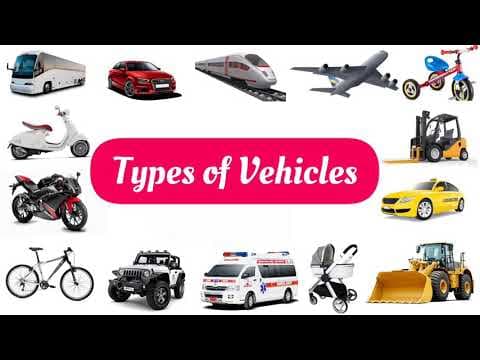 Street Vehicles - Learning Vehicle names  | Modes of transport for kids