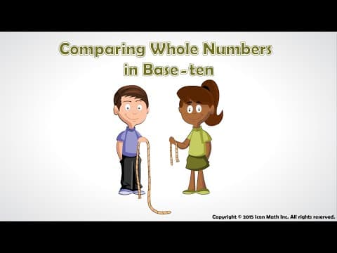 Comparing Whole Numbers