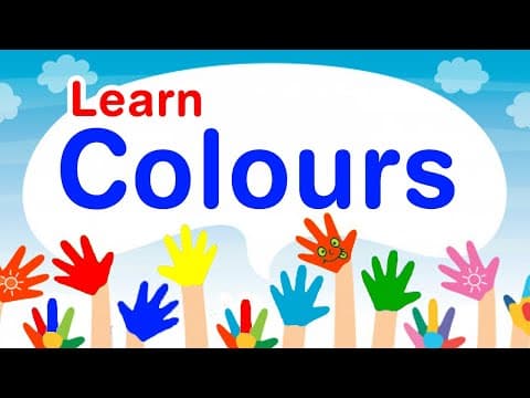 Learn colors with soccer ball - ten colours name in english - learn colors with cars and stars