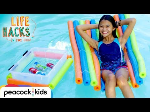 Relax By The Pool Hacks | LIFE HACKS FOR KIDS  DIY