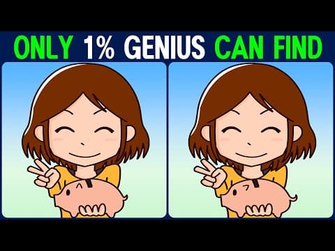 【Find the Difference】 For your smart brain! Find the difference in 90 seconds!