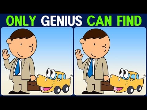 Brain exercise quiz! Find the difference between! │ Have fun, focus and keep your brain healthier.